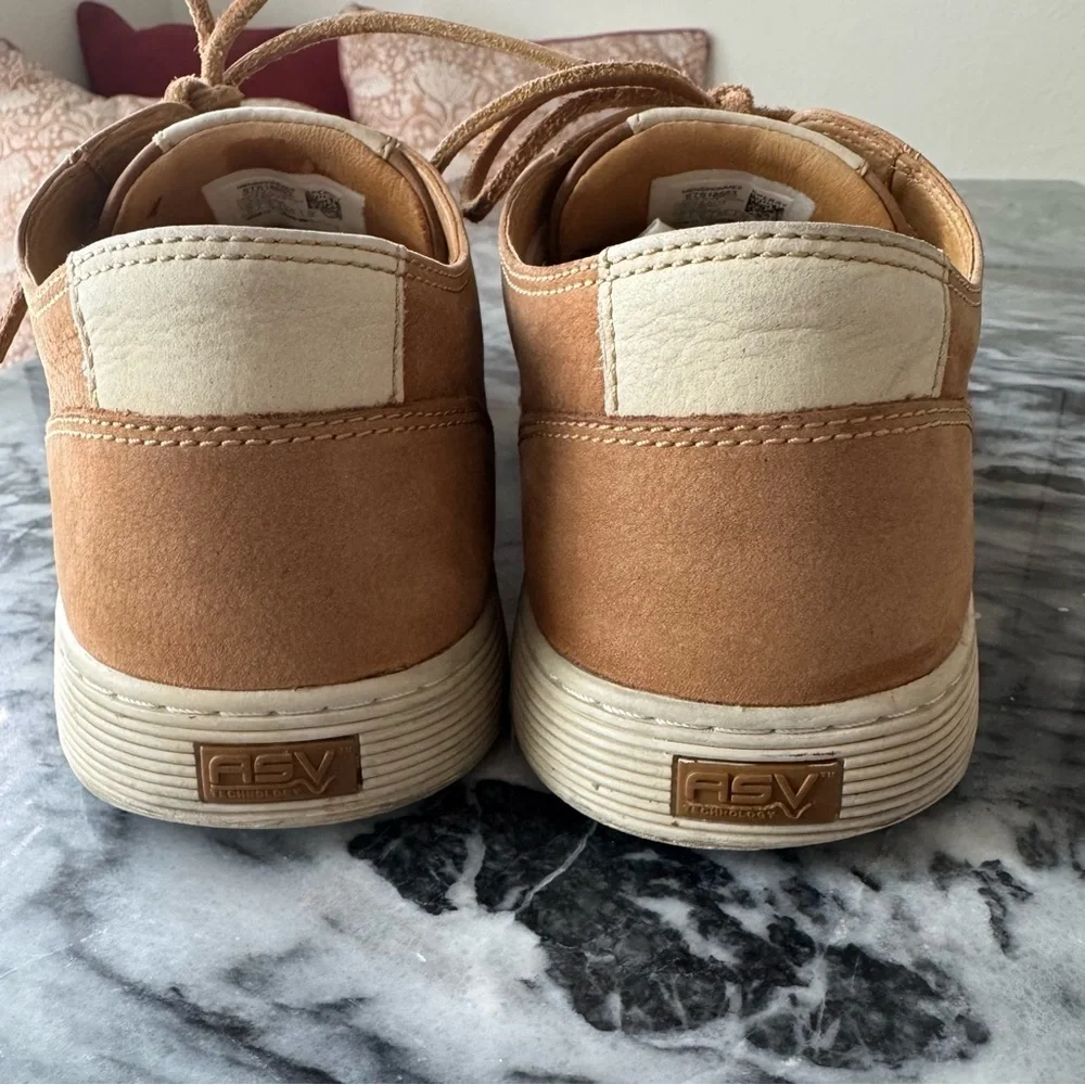 Sperry Tan Gold Cup Sneakers with Suede Finish and Beige Sole